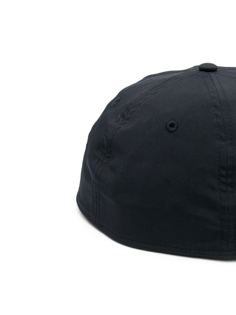Black Logo Embroidered Cap