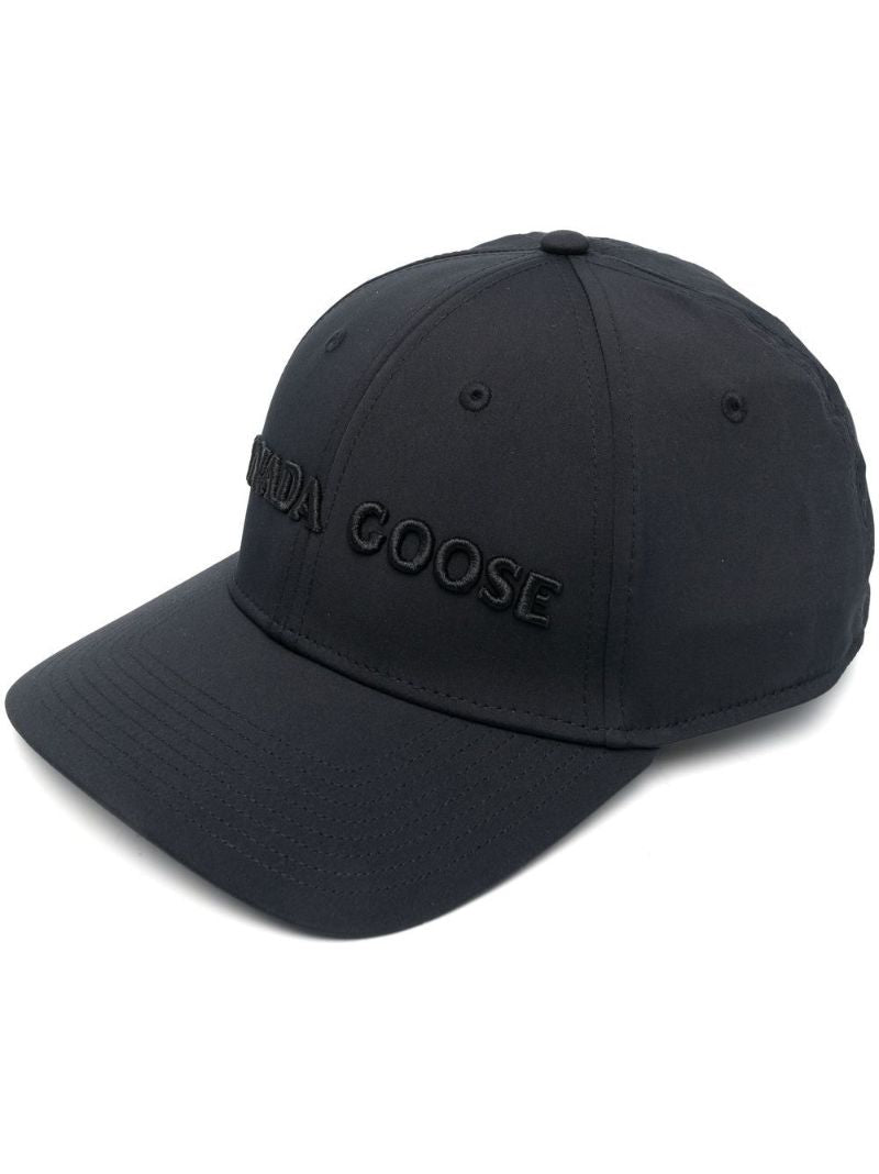 Black Logo Embroidered Cap