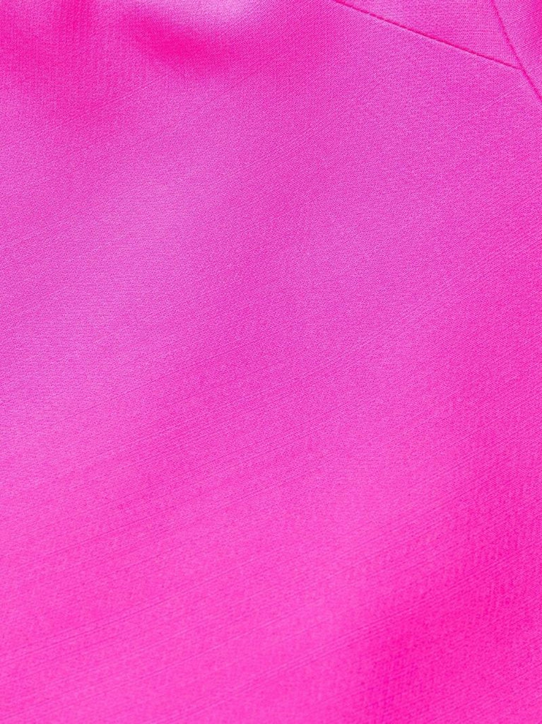 Pink Bow-detail Halterneck Mini Dress