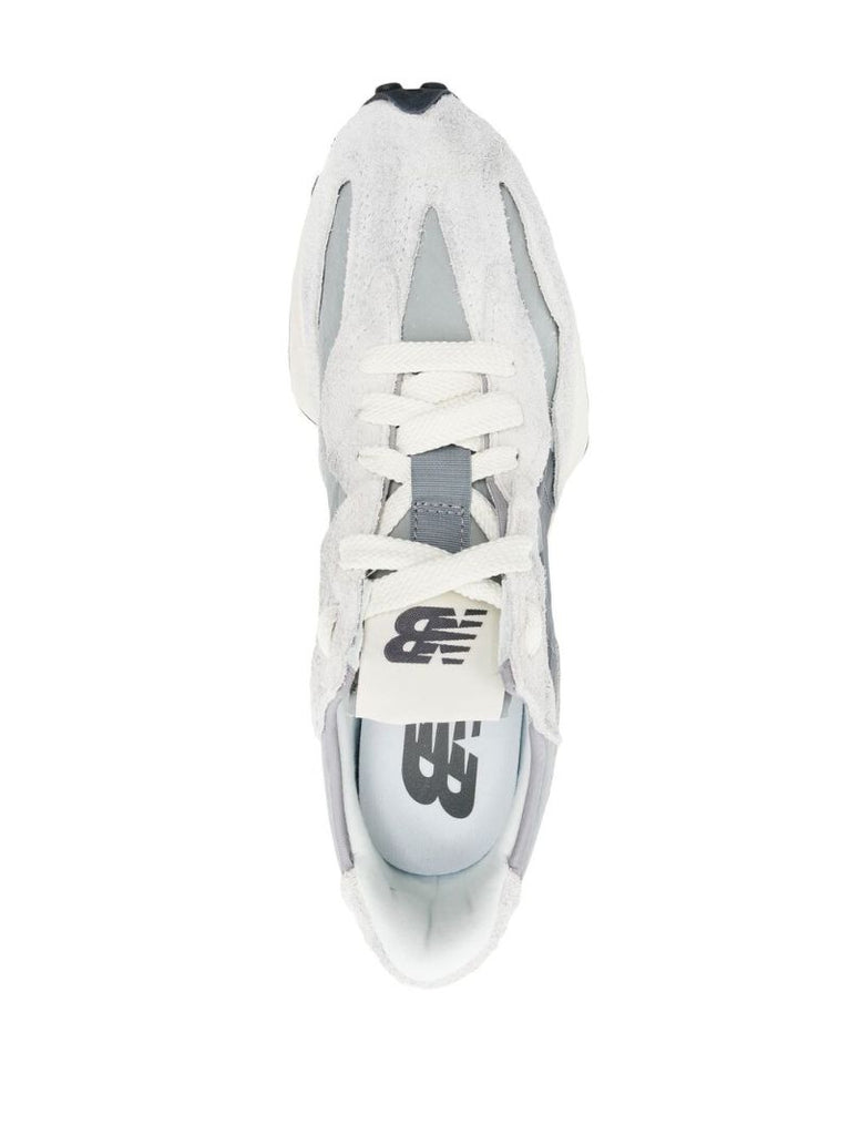 Grey Logo Print Low Top Sneakers