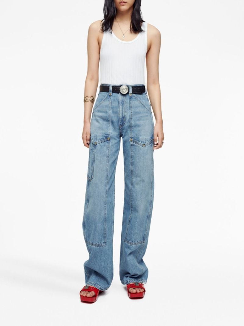Blue Super High Workwear Jeans
