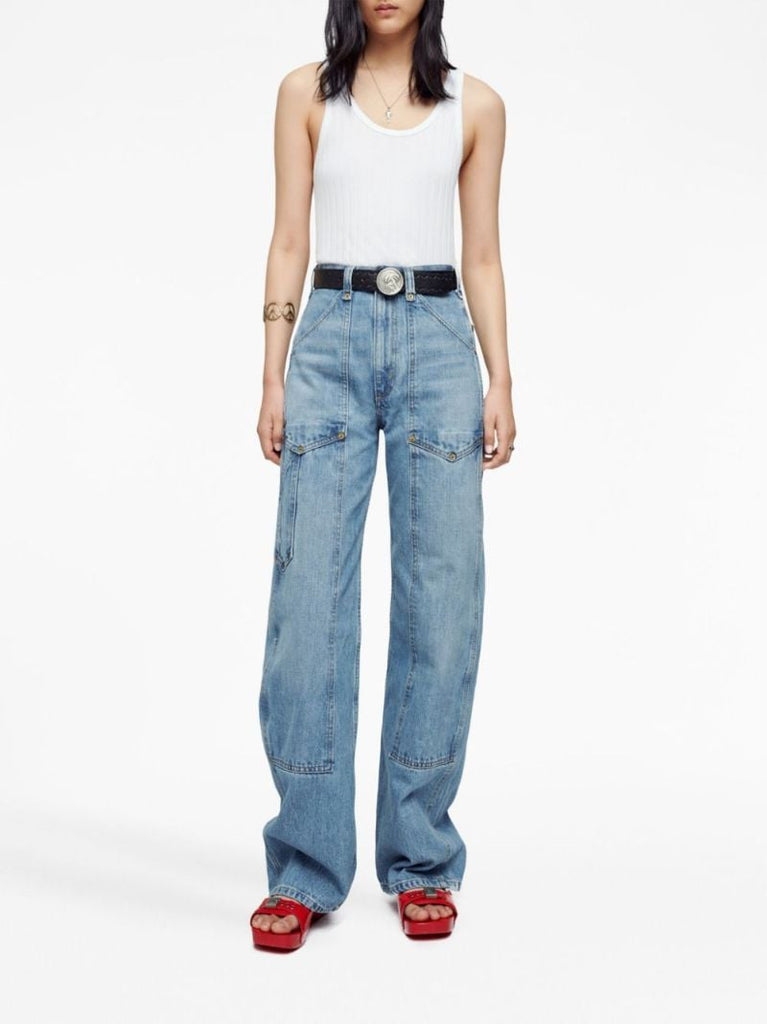 Blue Super High Workwear Jeans