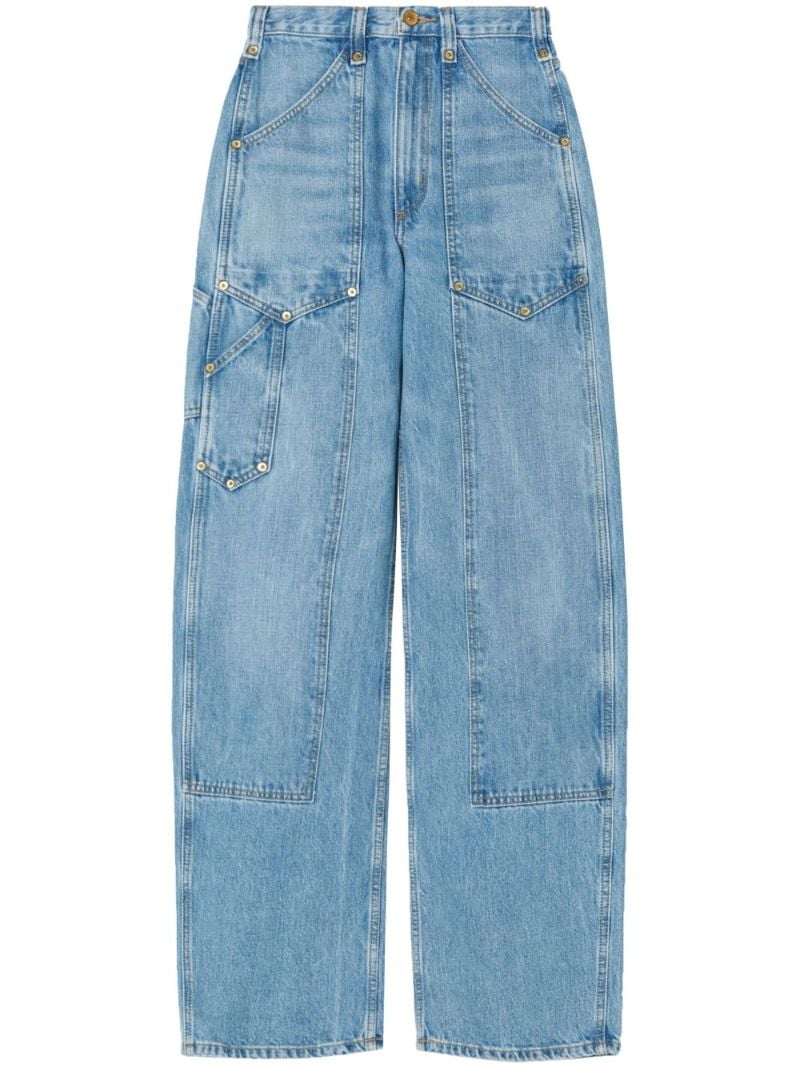 Blue Super High Workwear Jeans