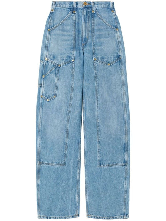 Blue Super High Workwear Jeans
