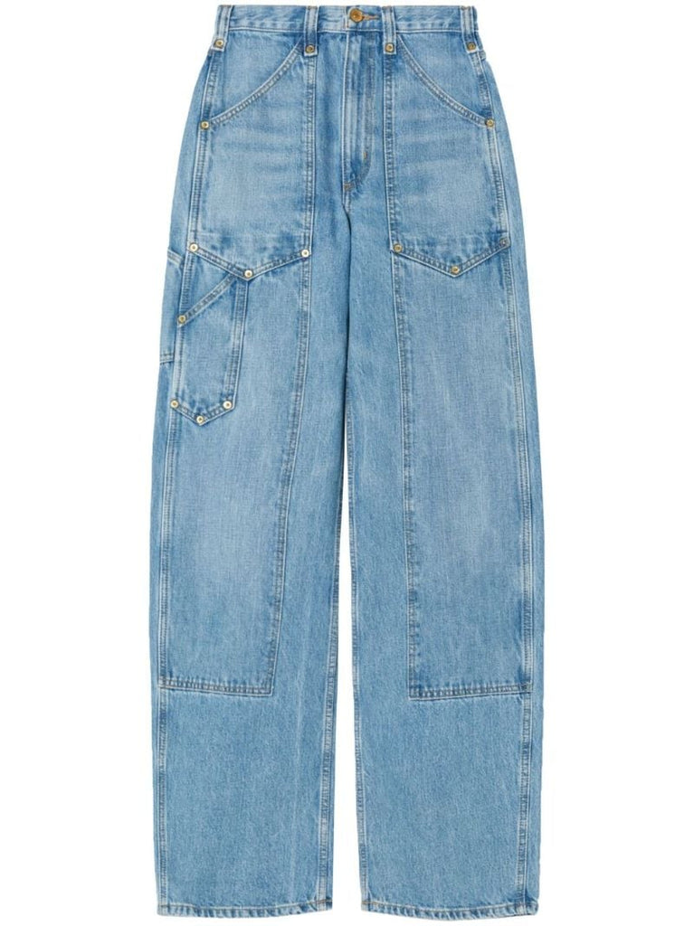 Blue Super High Workwear Jeans