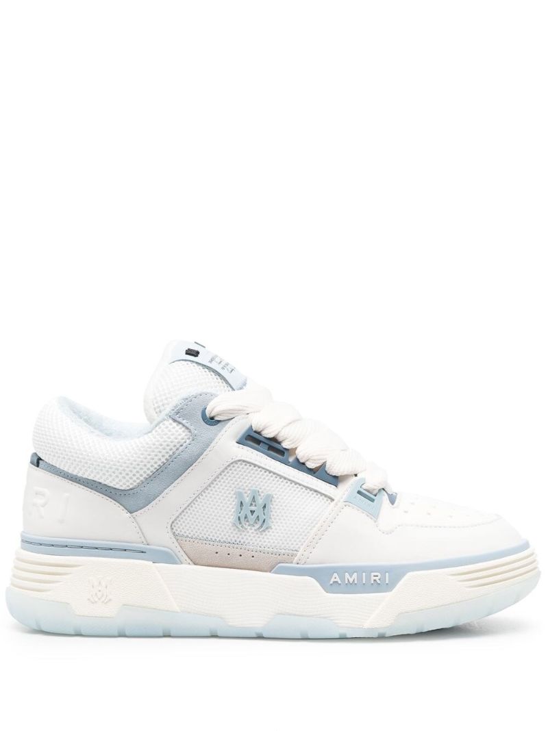 White Ma-1 Chunky Panelled Sneakers
