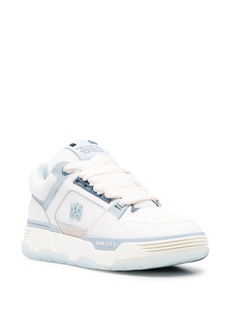 White Ma-1 Chunky Panelled Sneakers