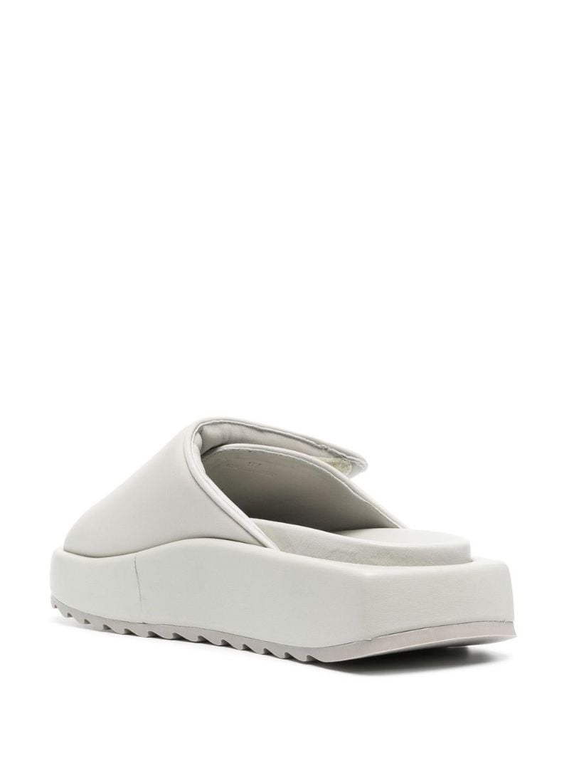 Grey Gia 1 Leather Slides