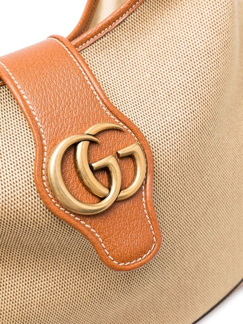 Beige Large Aphrodite Shoulder Bag