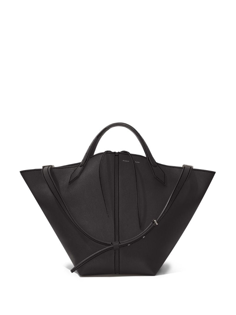 Black Chelsea Large Leather Tote Bag