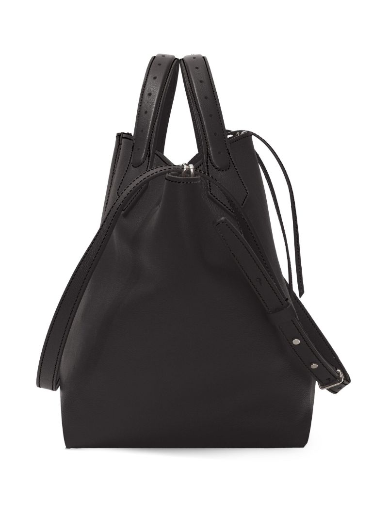 Black Chelsea Large Leather Tote Bag