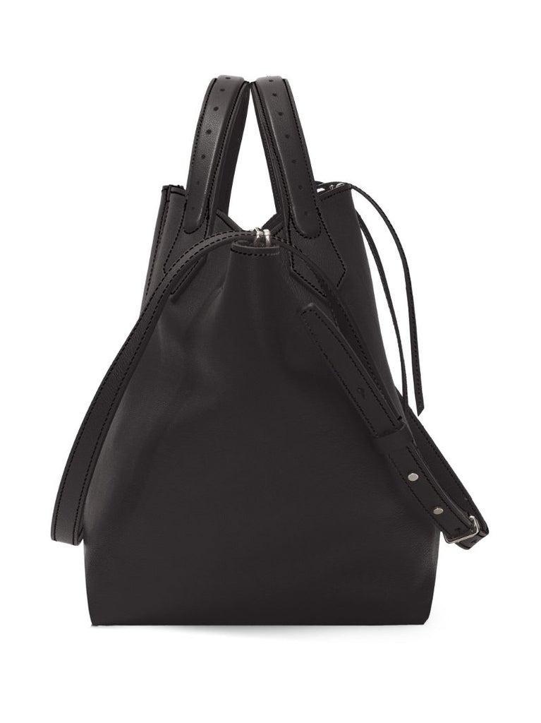 Black Chelsea Large Leather Tote Bag