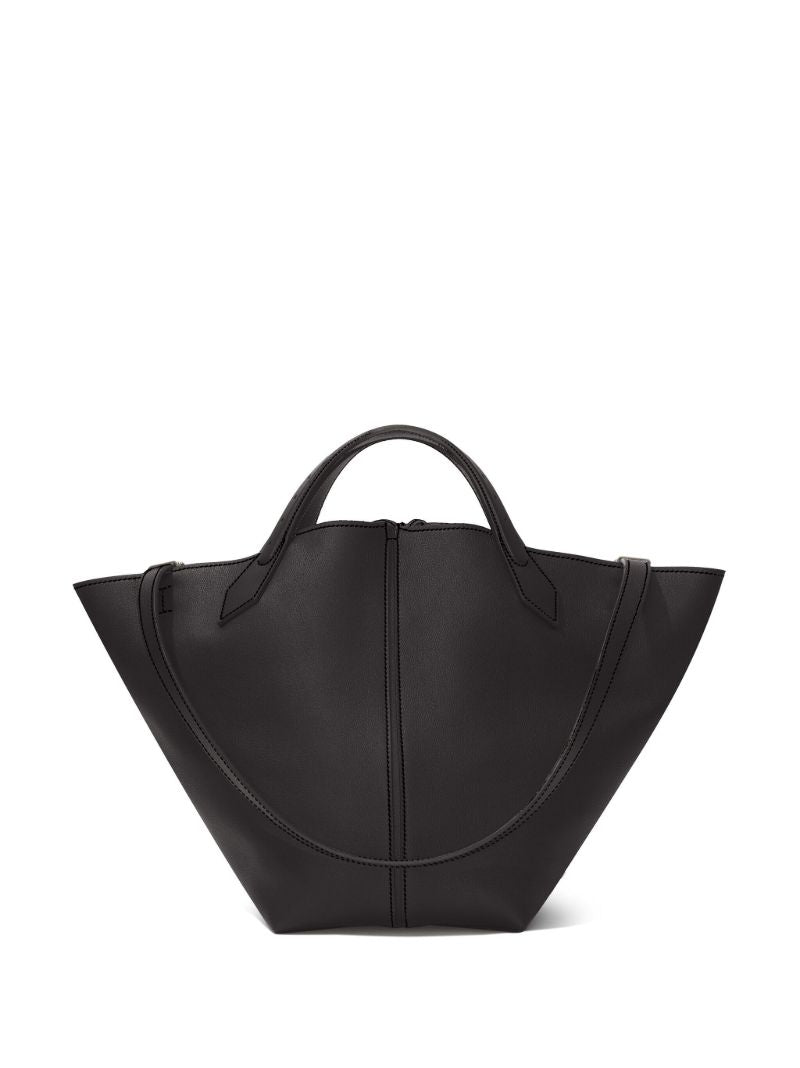 Black Chelsea Large Leather Tote Bag