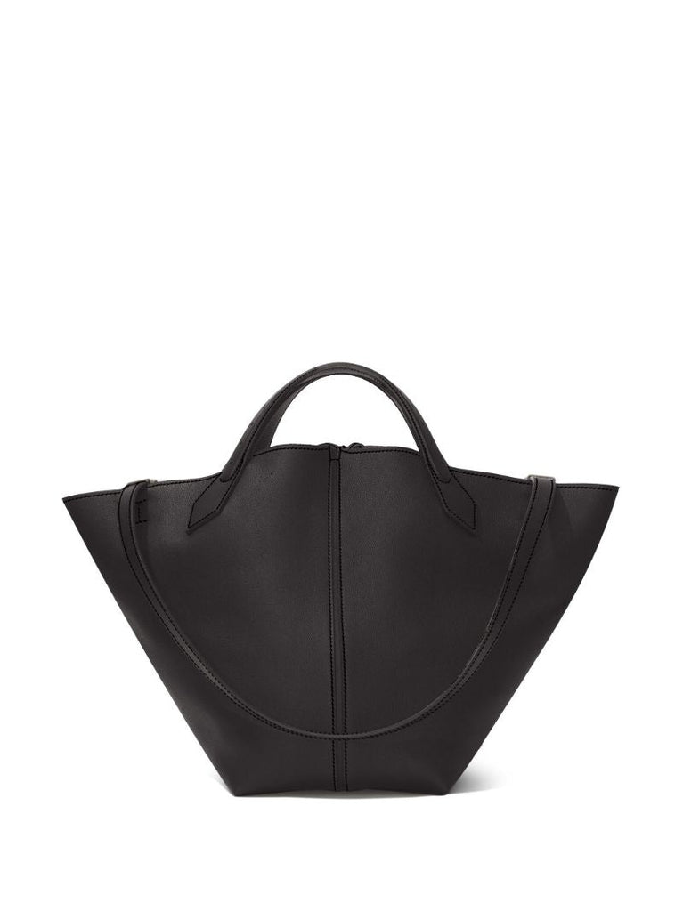 Black Chelsea Large Leather Tote Bag