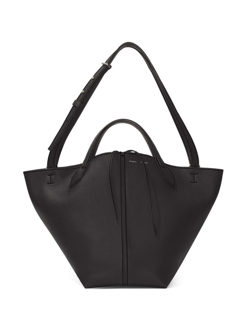 Black Chelsea Large Leather Tote Bag