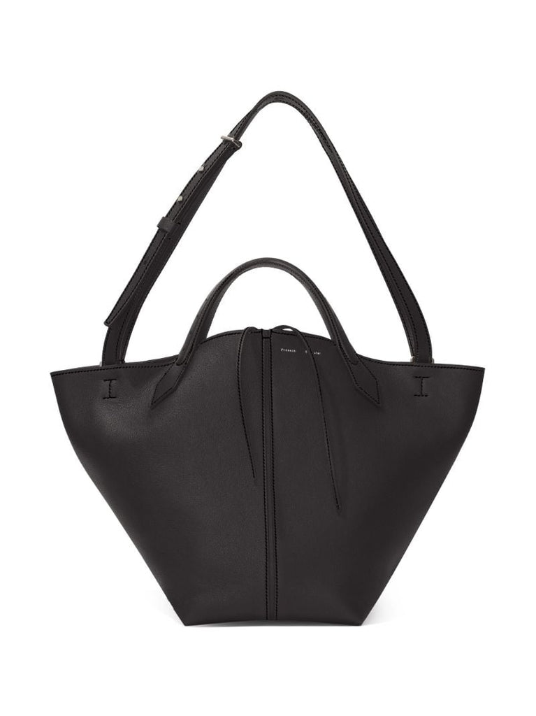 Black Chelsea Large Leather Tote Bag