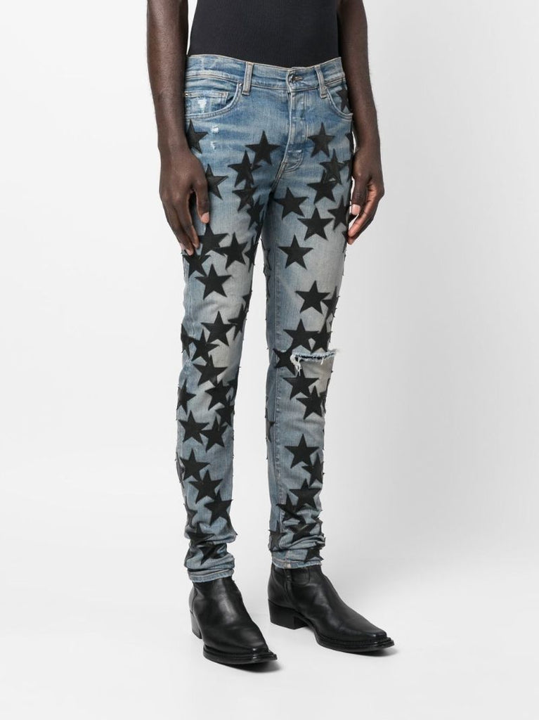 Blue Chemist Star Skinny Jeans