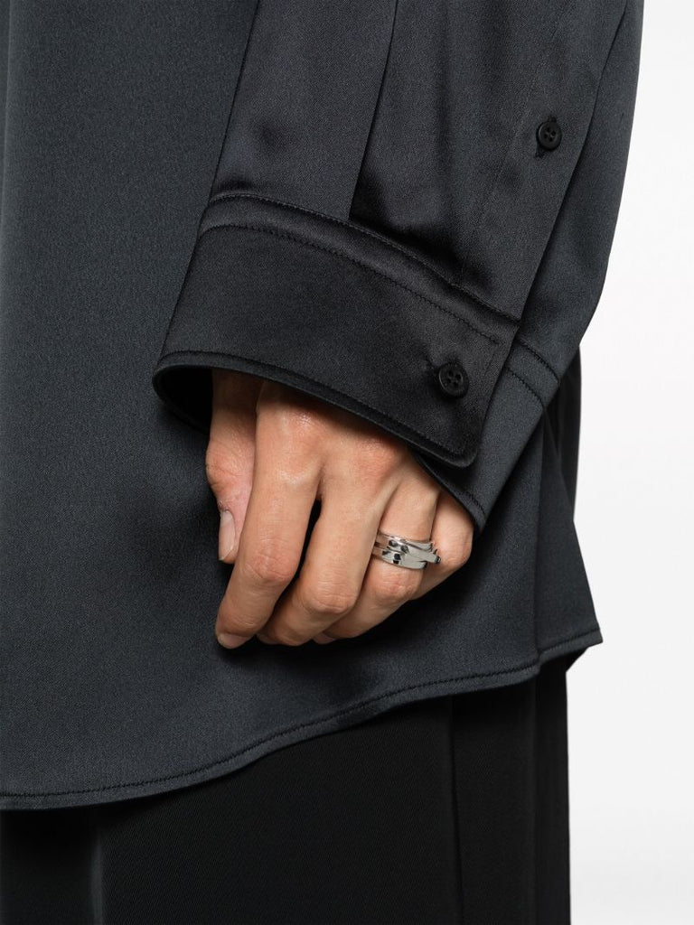 Sterling Silver Orb Slim Ring