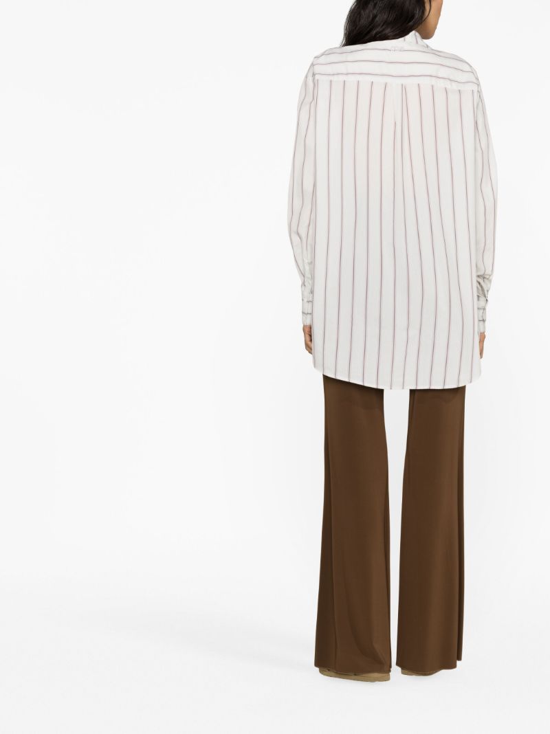 White Weekender Striped Shirt