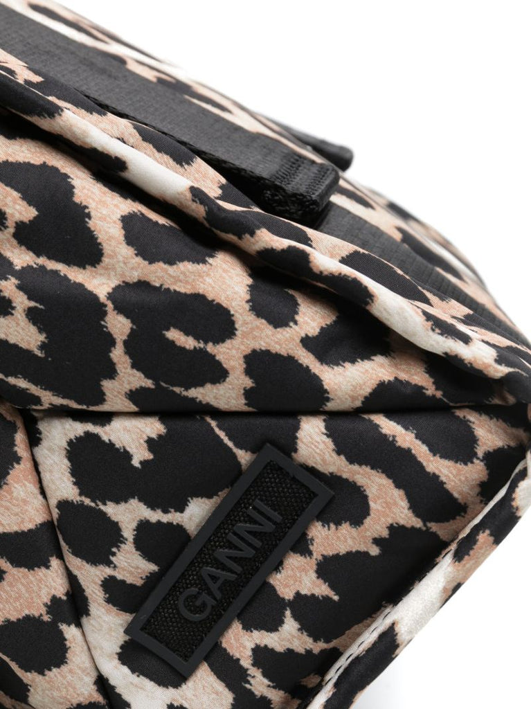 Neutral Leopard Print Tote Bag