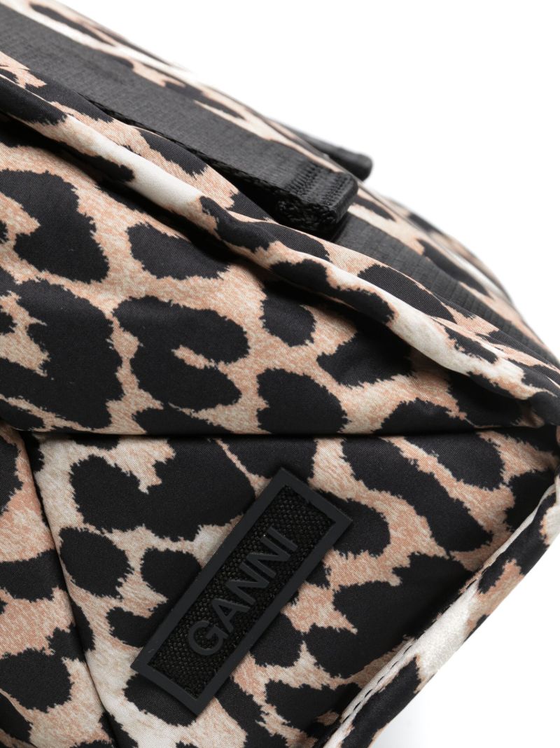 Neutral Leopard Print Tote Bag