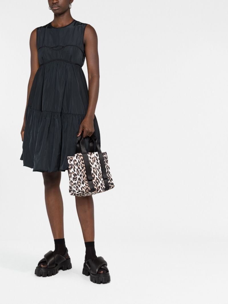 Neutral Leopard Print Tote Bag