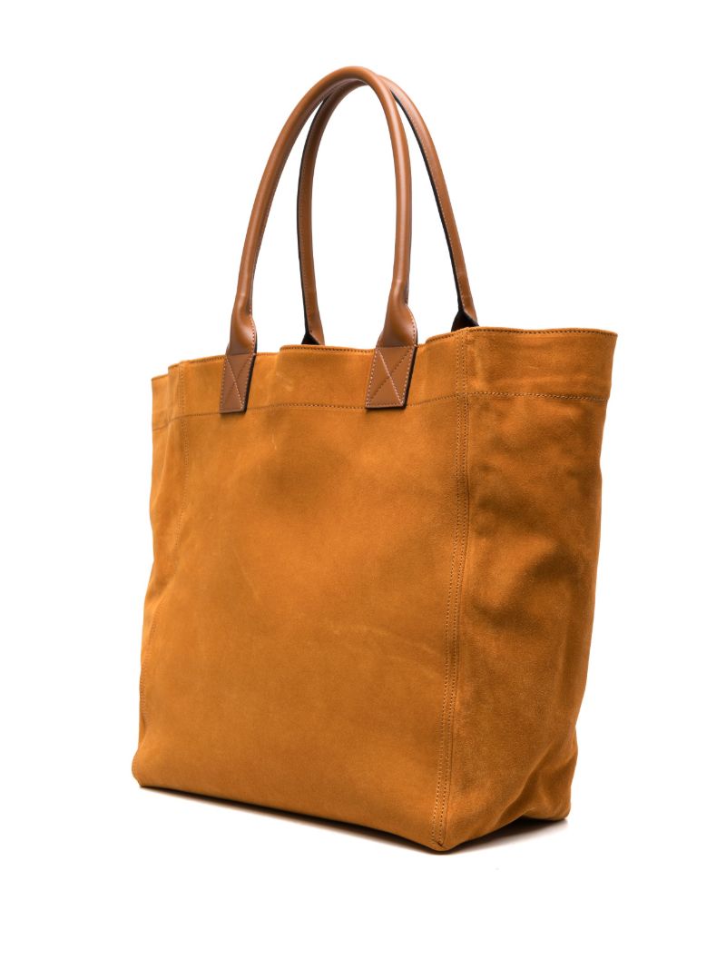 Orange Yenky Medium Logo Tote Bag