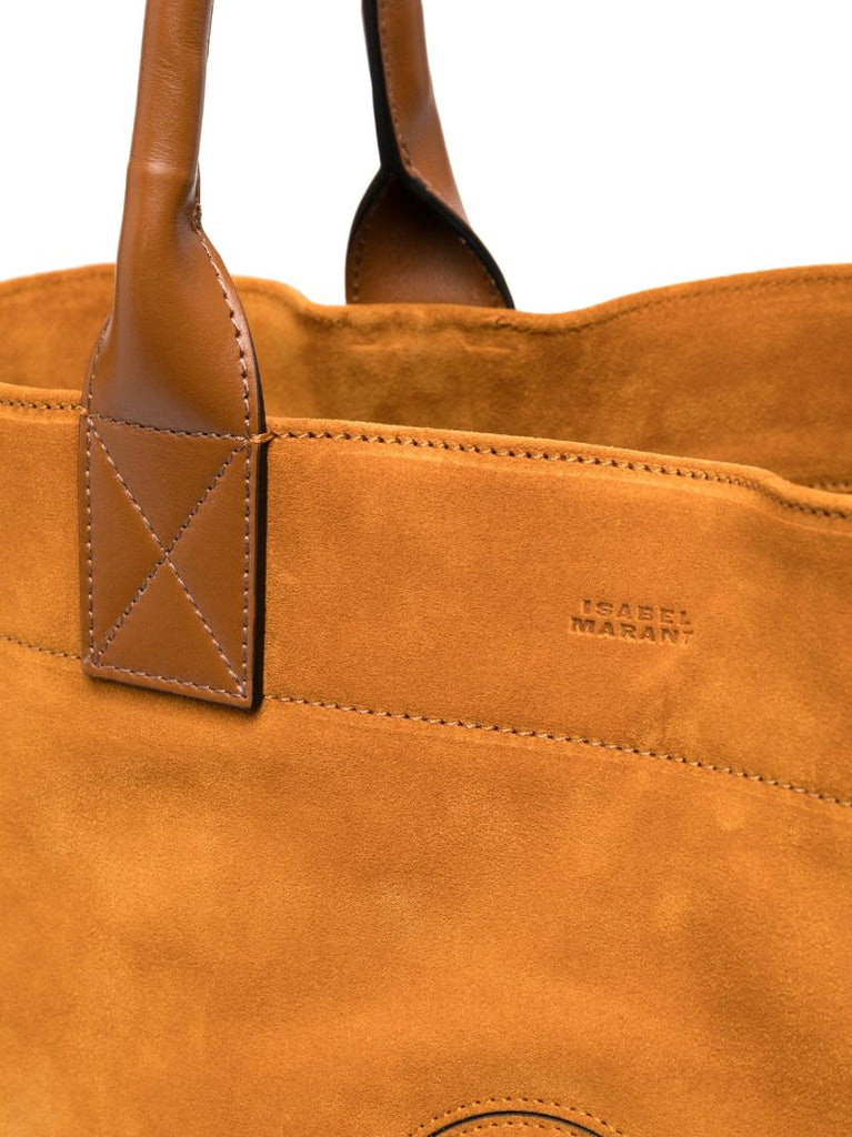 Orange Yenky Medium Logo Tote Bag