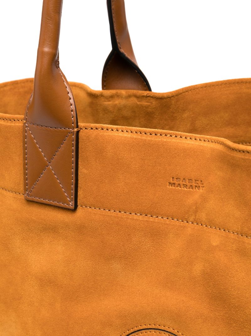 Orange Yenky Medium Logo Tote Bag