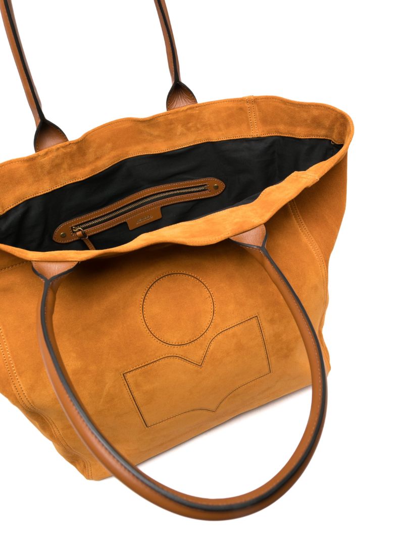Orange Yenky Medium Logo Tote Bag