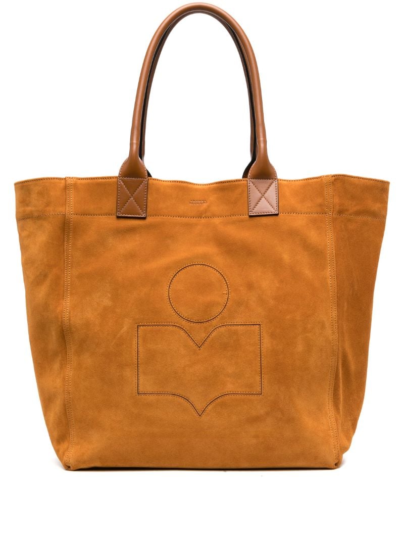 Orange Yenky Medium Logo Tote Bag