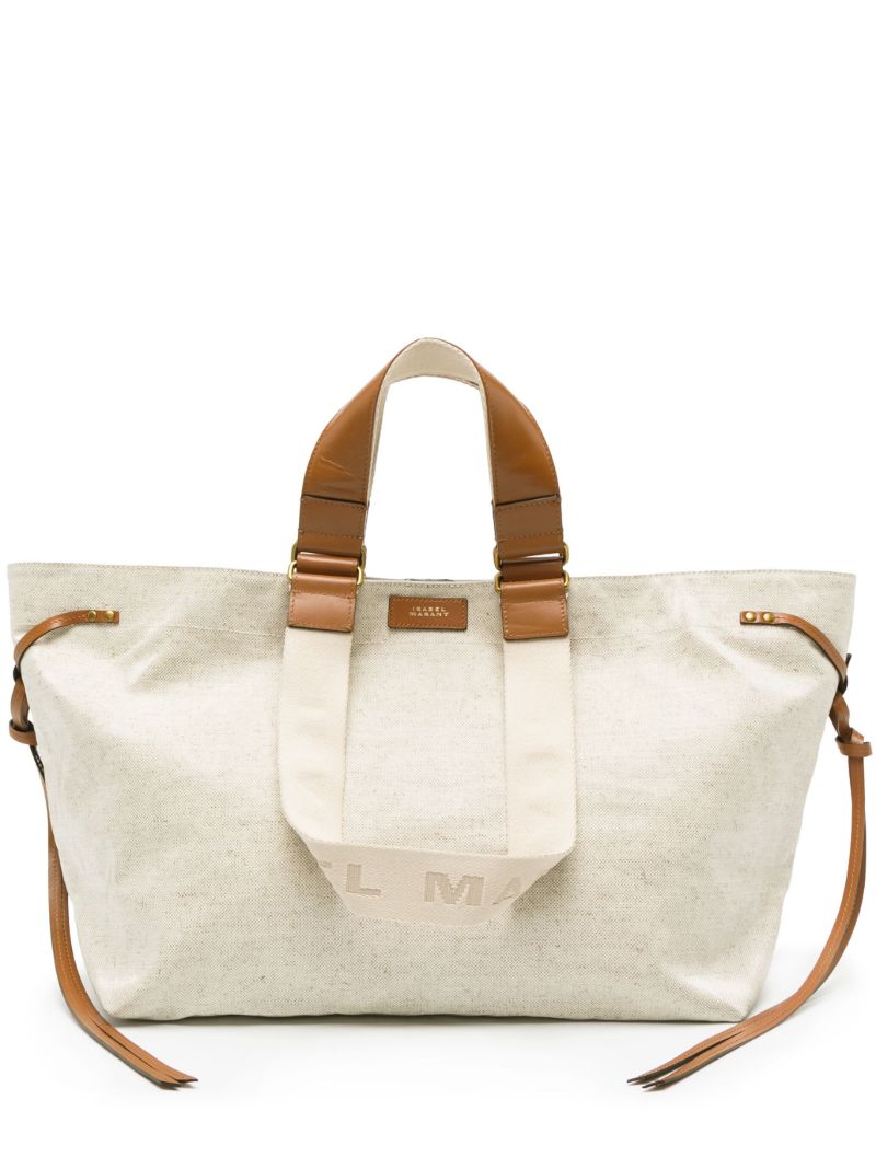 Neutral Wardy Large Tote Bag