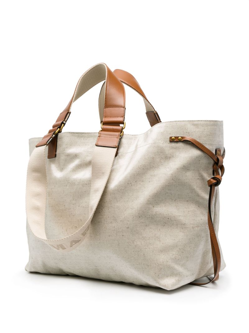 Neutral Wardy Large Tote Bag