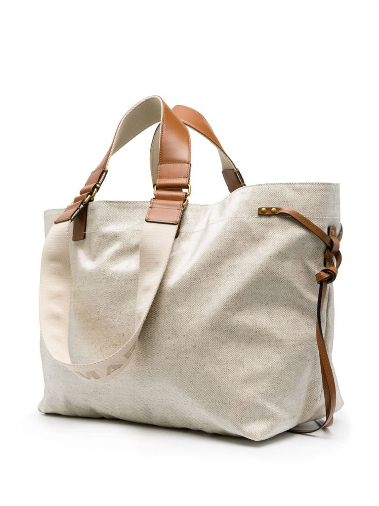 Neutral Wardy Large Tote Bag
