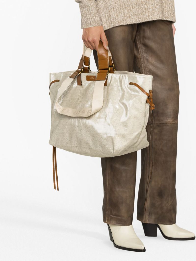 Neutral Wardy Large Tote Bag