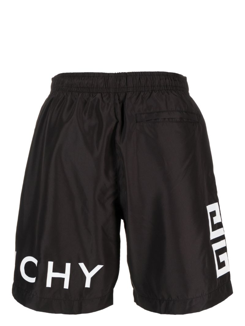 Black Logo-print Swim Shorts