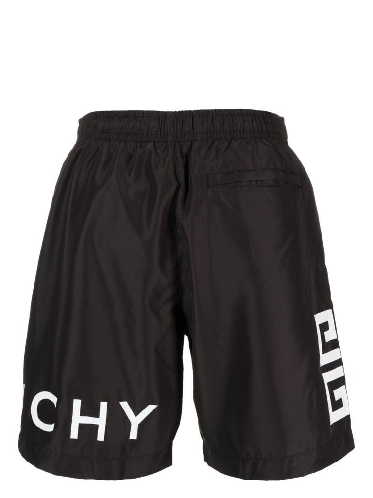 Black Logo-print Swim Shorts