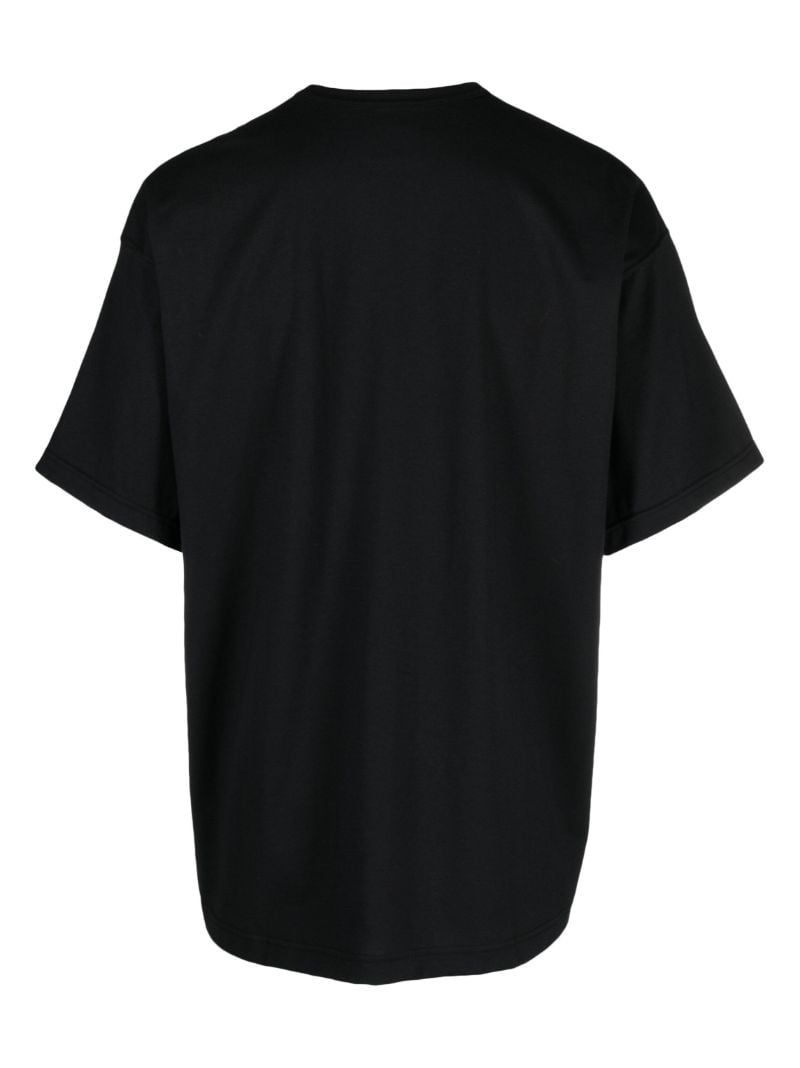 Black Logo Print T-shirt