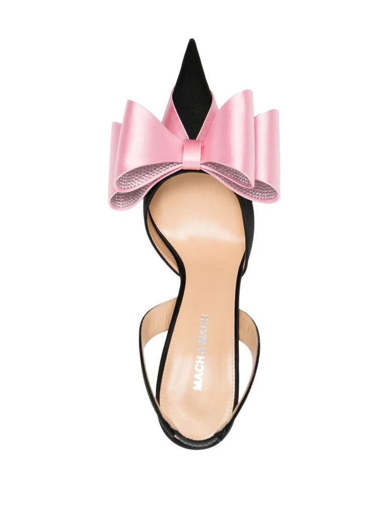 Black Le Cadeau 95 Slingback Pumps