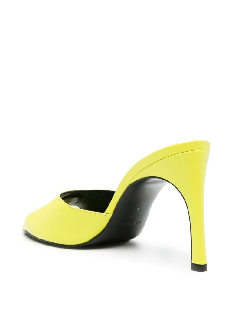 Green 95 Leather Mules