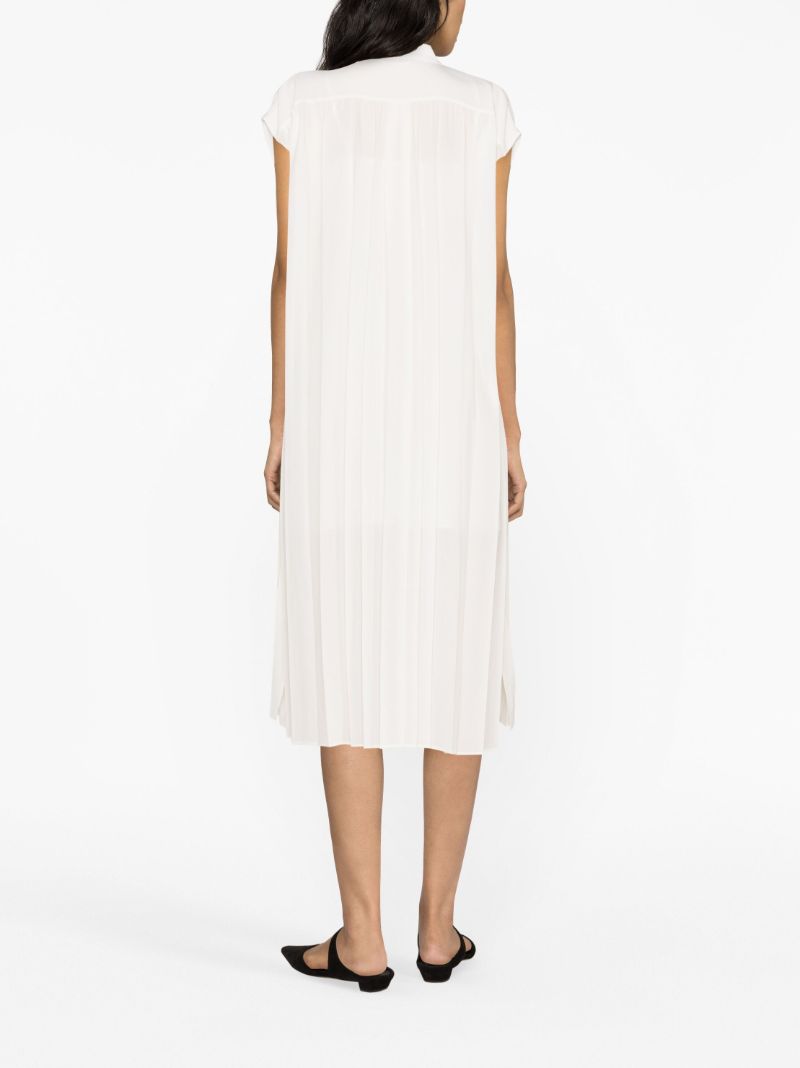 Neutral Davidge PlissÃ_x0083_Â© Dress