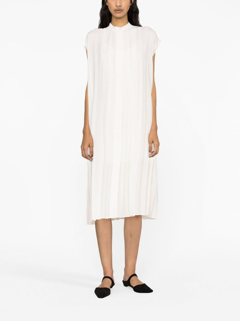Neutral Davidge PlissÃ_x0083_Â© Dress