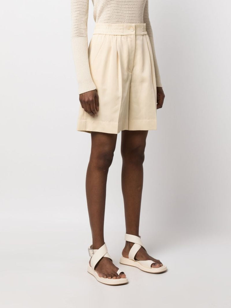 Yellow Taymount Knee-length Shorts