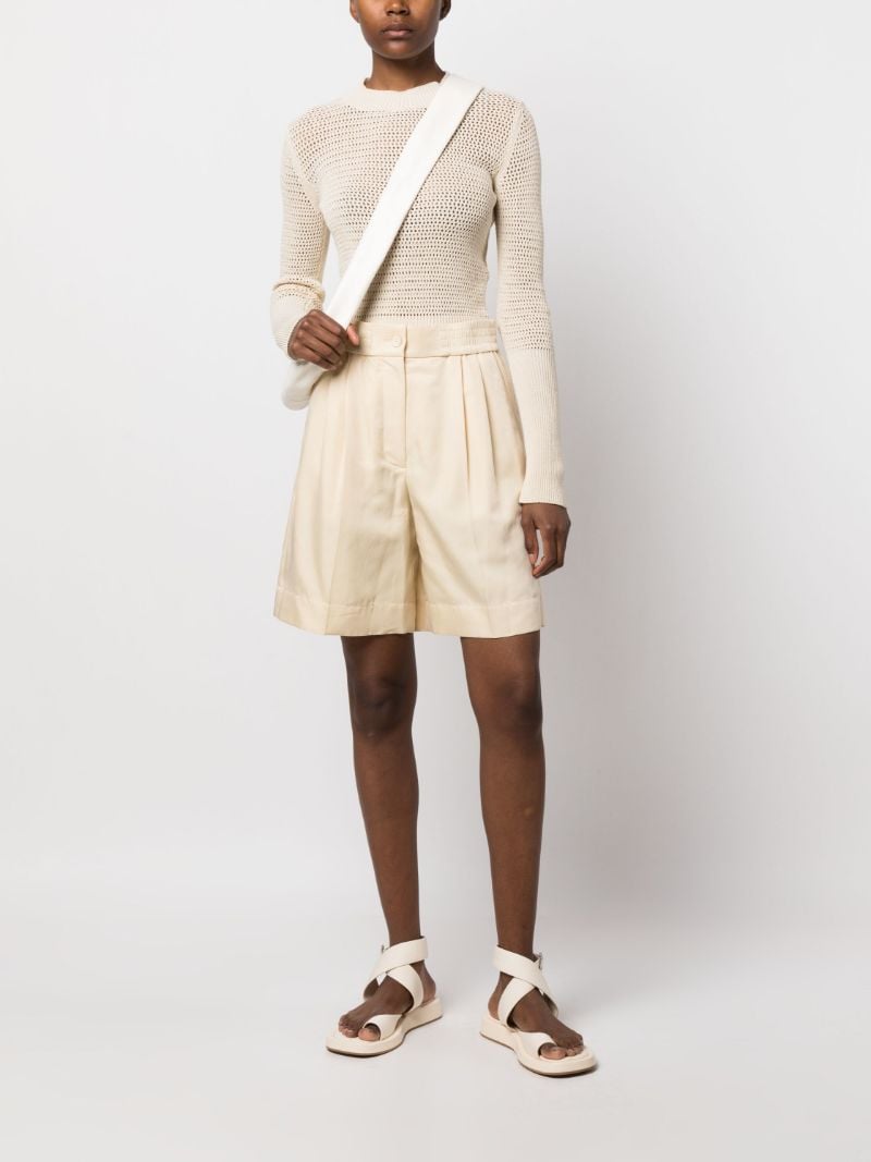 Yellow Taymount Knee-length Shorts