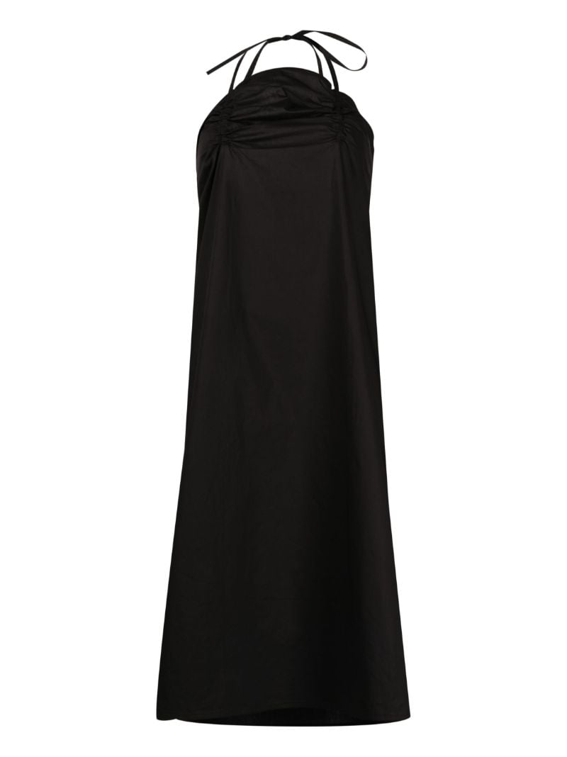 Black Halterneck Organic Cotton Dress
