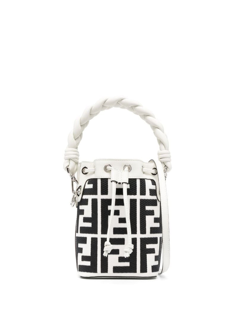 White Mon Tresor Bucket Bag