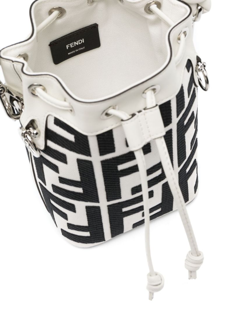 White Mon Tresor Bucket Bag