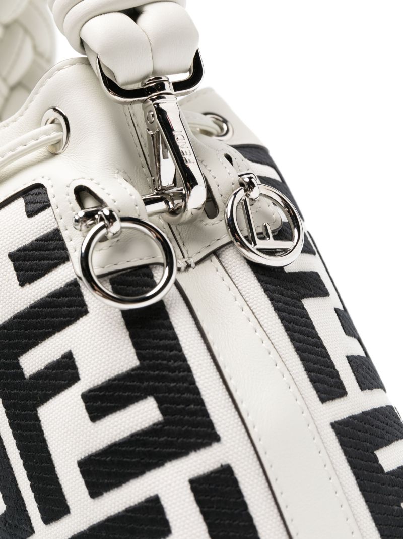 White Mon Tresor Bucket Bag