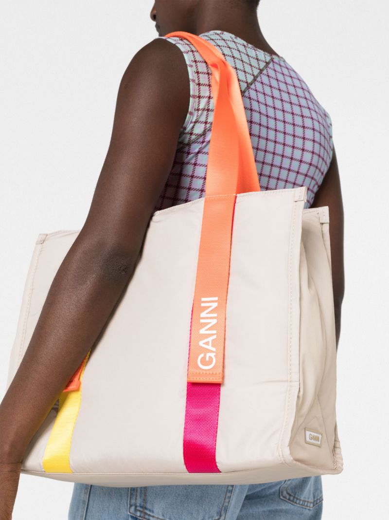 Neutral Tech Medium Tote Bag