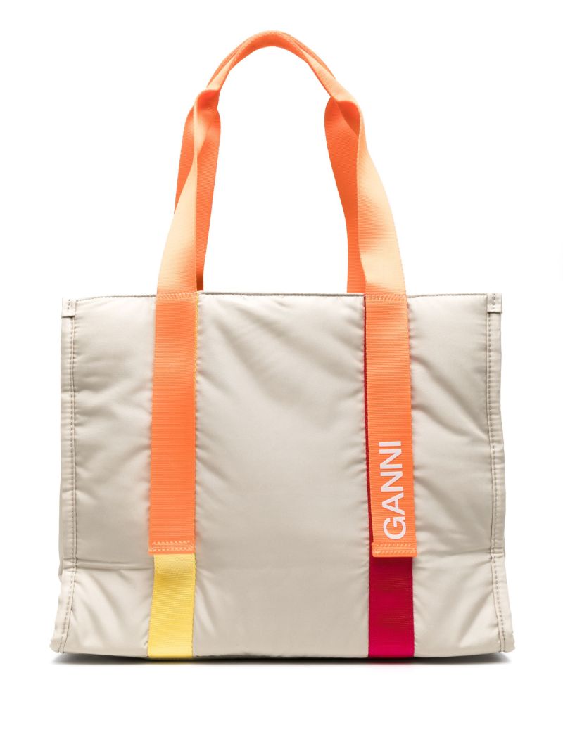Neutral Tech Medium Tote Bag